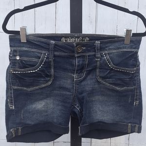 Denim shorts